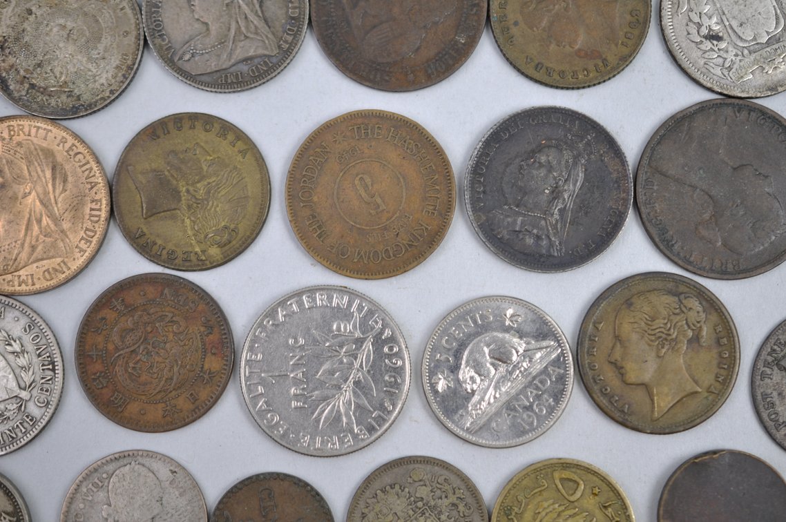 Collection of World Coins 1800s-Present