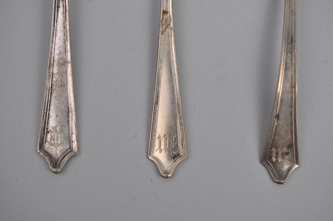 Sterling Manchester Silverware + Gorham Salt Spoons