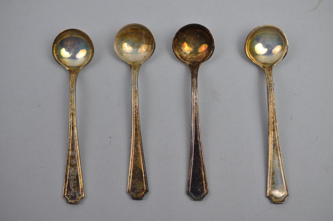 Sterling Manchester Silverware + Gorham Salt Spoons