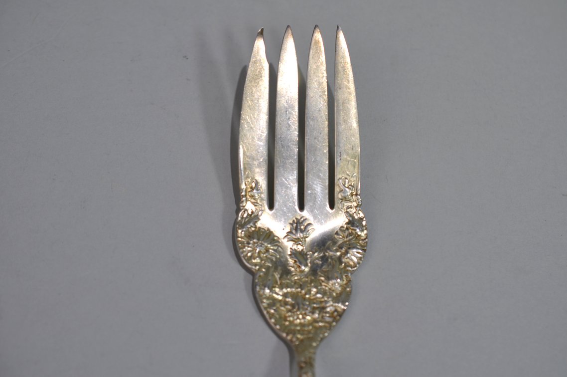 Mennegen, Bates, and Co. Sterling Silver Fork