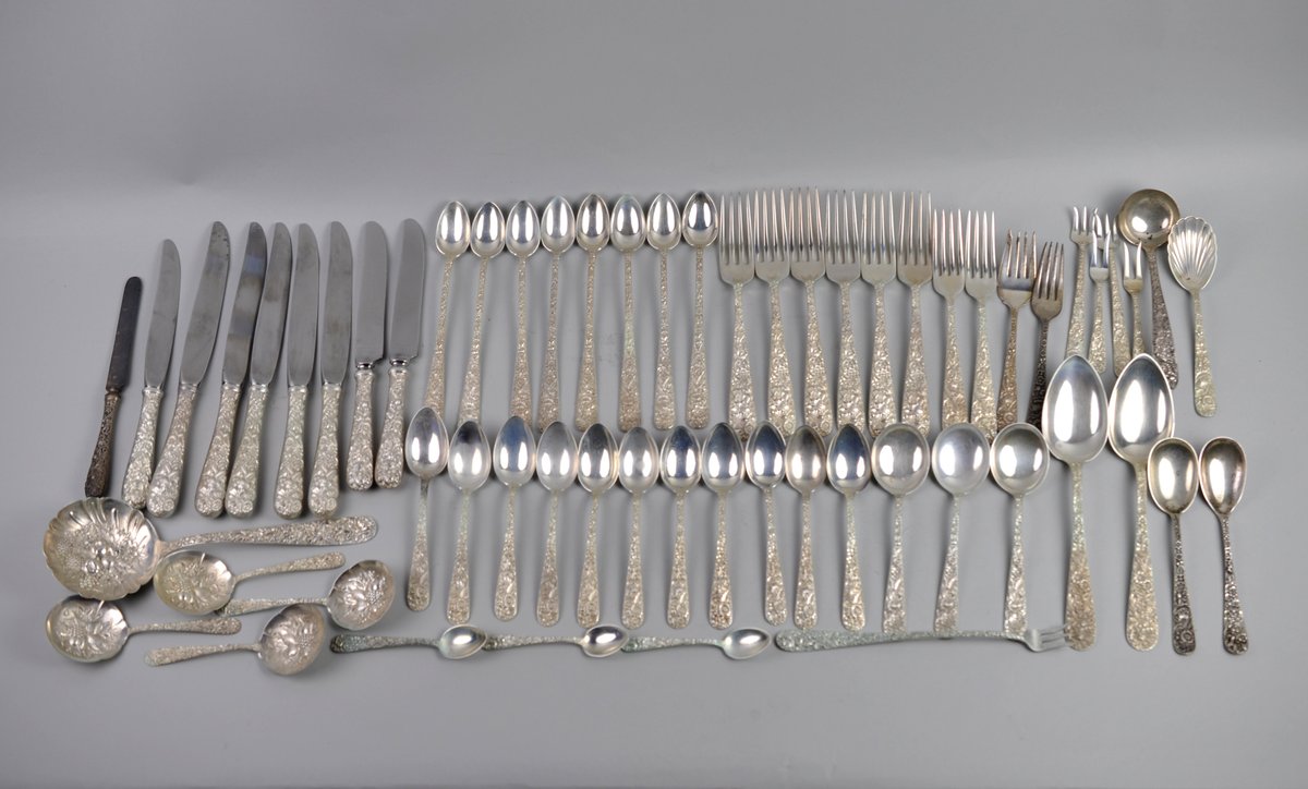 S. Kirk and Son Sterling 77 Piece Set