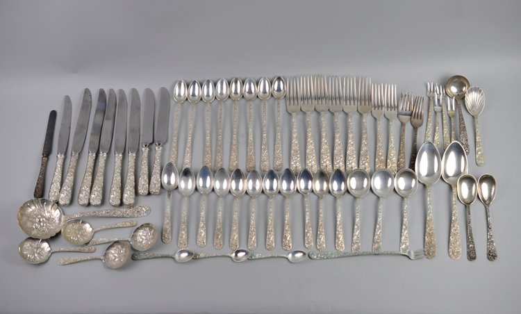 S. Kirk and Son Sterling 77 Piece Set