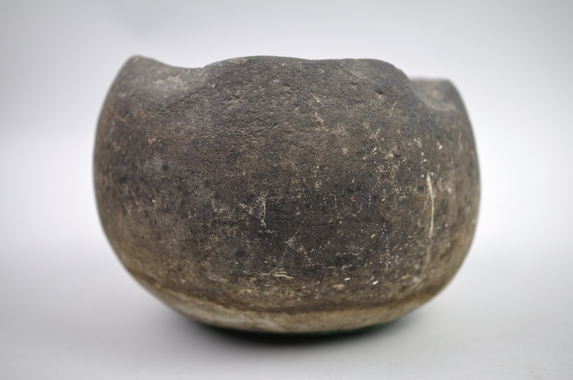 Natural Stone Mortar/Grinding Bowl
