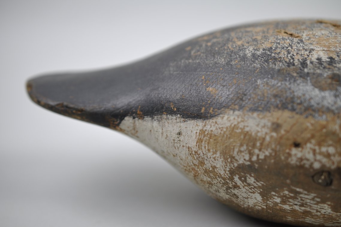Bluebill Drake Duck Decoy w/ Glass Eye