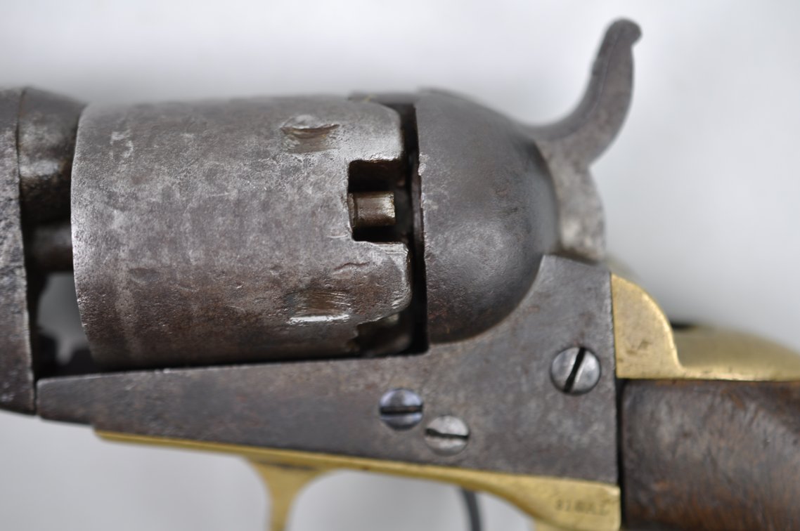 Colt Model 1849 Pocket Revolver, Case, Bullet Kit