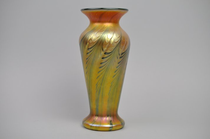 Lundberg Iridescent Glass Vase