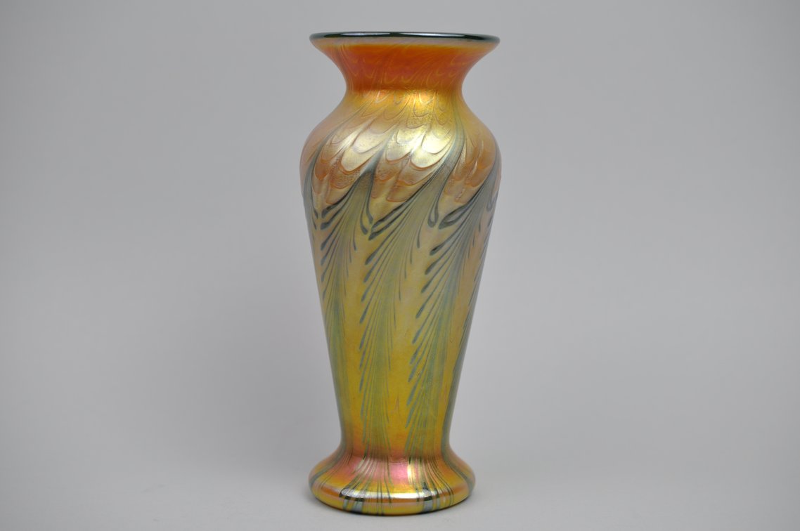 Lundberg Iridescent Glass Vase