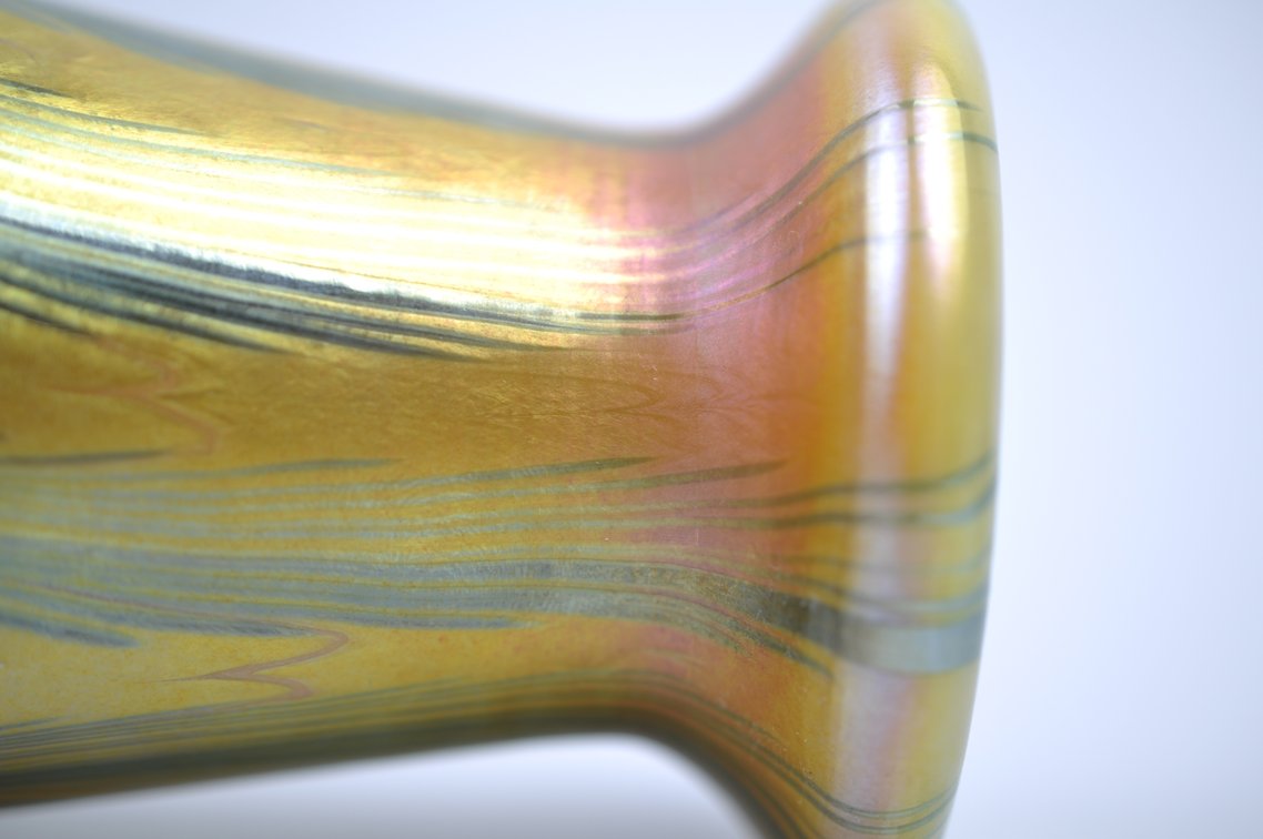 Lundberg Iridescent Glass Vase