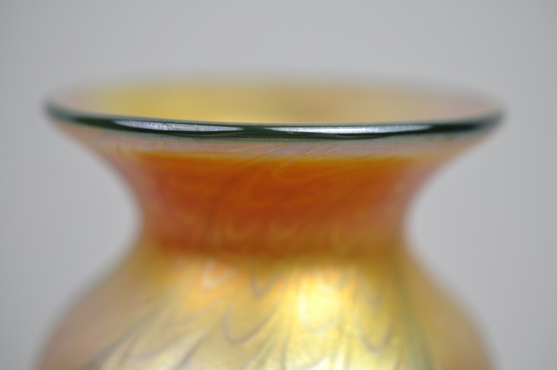Lundberg Iridescent Glass Vase