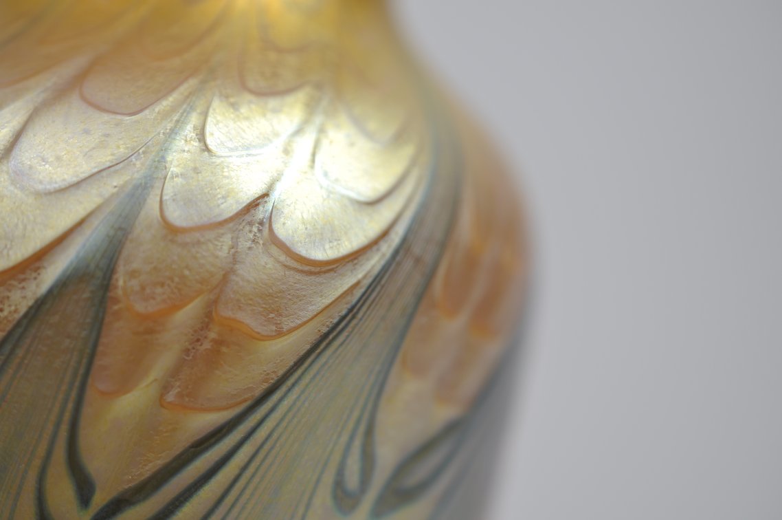 Lundberg Iridescent Glass Vase