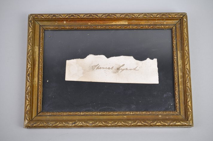 Continental Congress Statesman Framed Signature