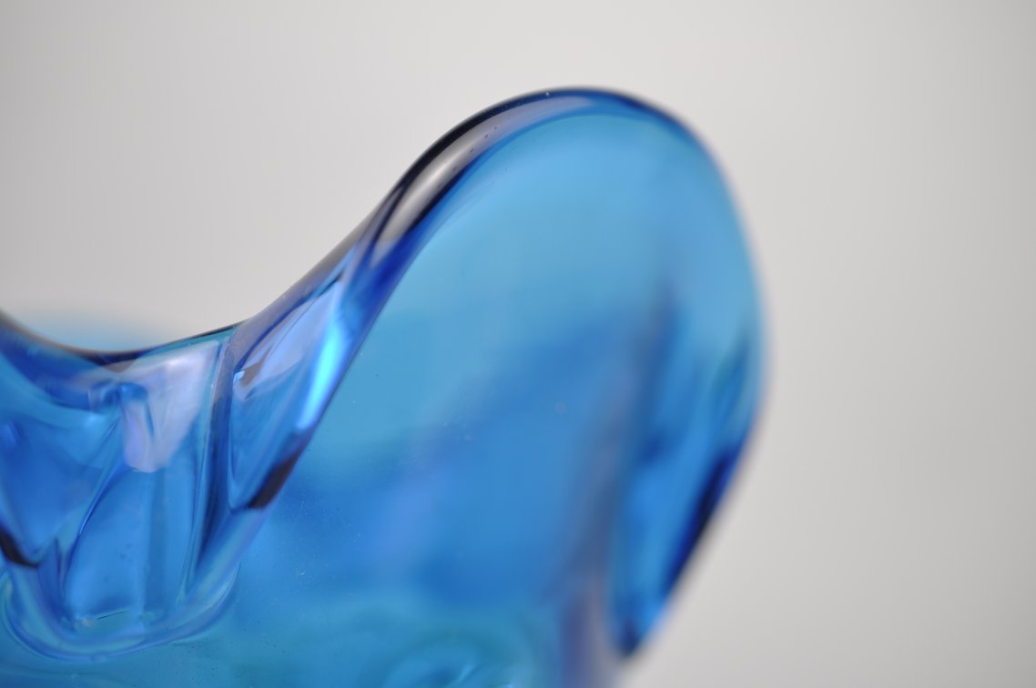 Murano Lattice Glass Vase