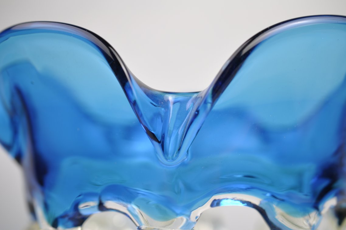Murano Lattice Glass Vase