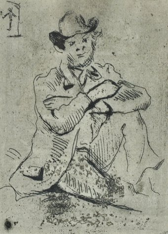 Paul Cezanne, Armand Guillaumin w/Hanged Man
