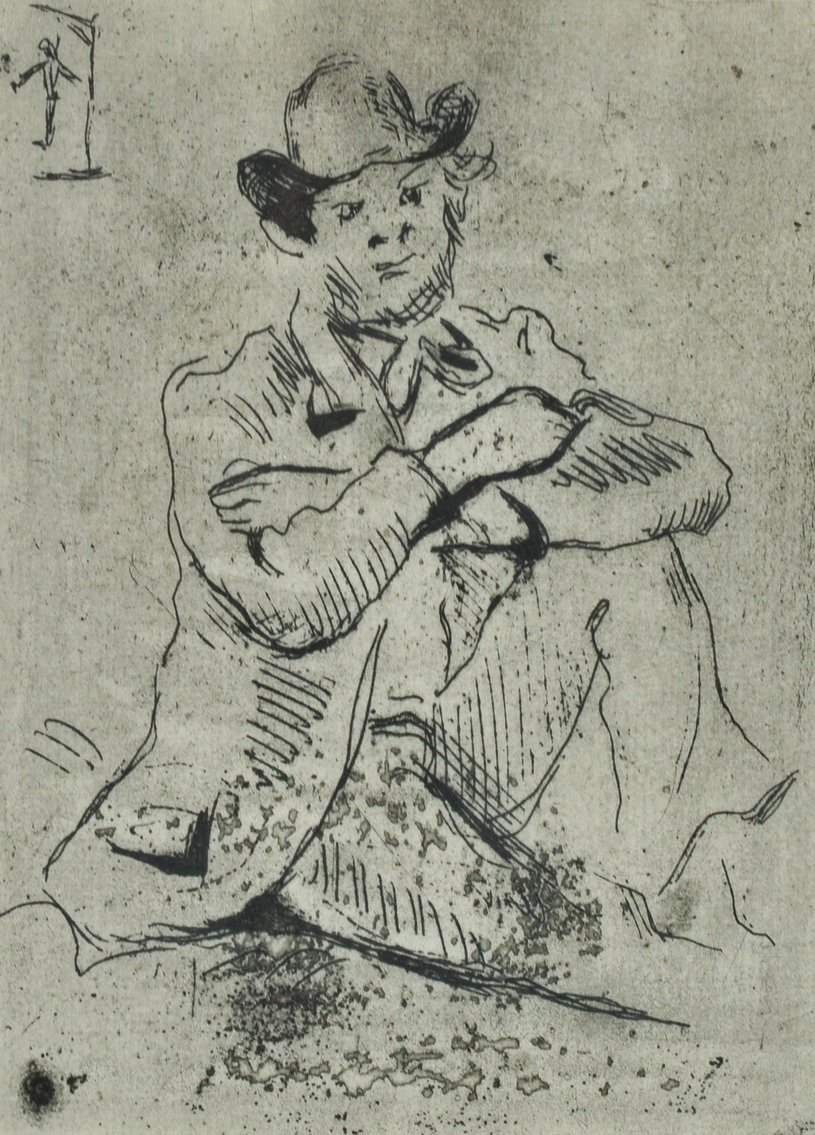 Paul Cezanne, Armand Guillaumin w/Hanged Man
