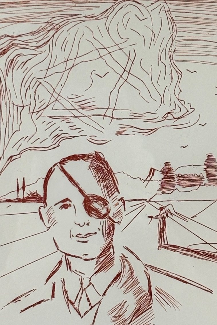 Salvador Dali Moshe Dayan