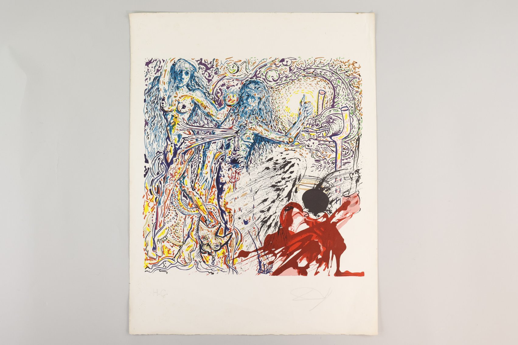 Salvador Dali, II Paradiso Perduto; Paradise Lost, 1974