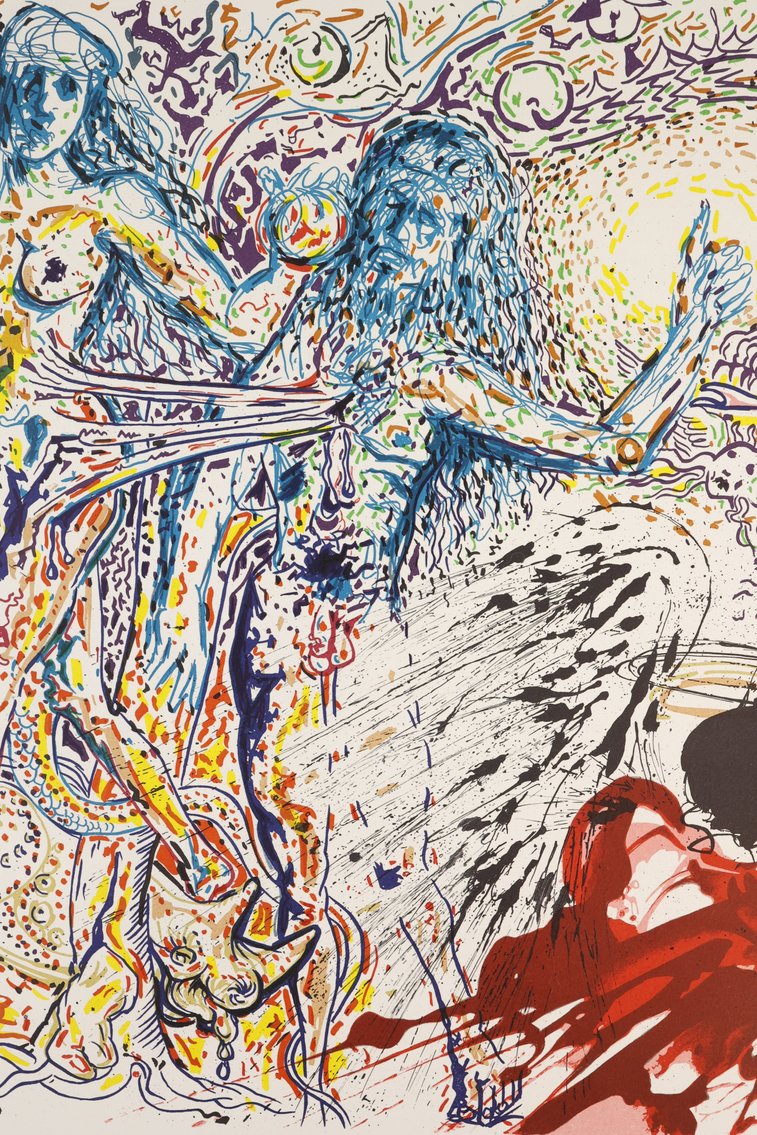 Salvador Dali, II Paradiso Perduto; Paradise Lost, 1974