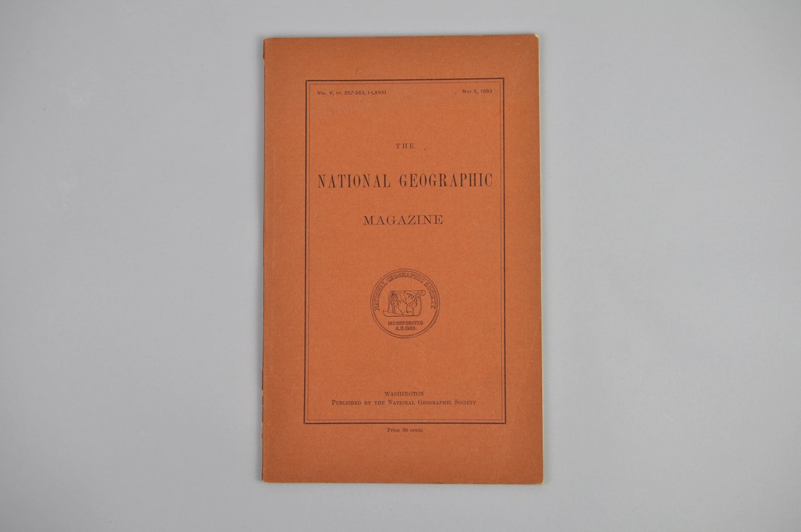 Vol. V May 5, 1893 National Geographic