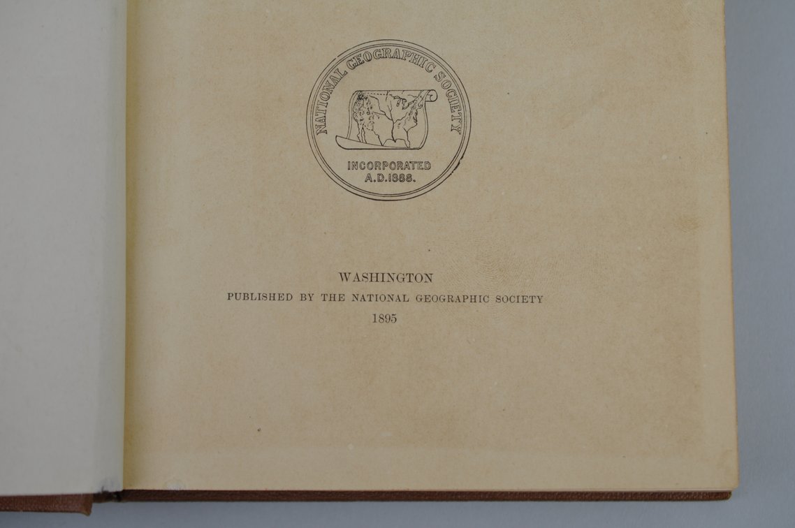 Vol. VI January 1894 - May 1895 National Geographic Book