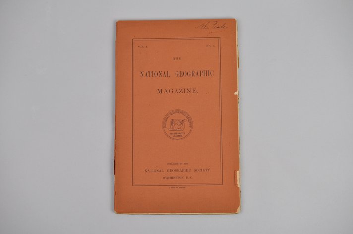 Vol. I No. 3 July 1889 National Geographic