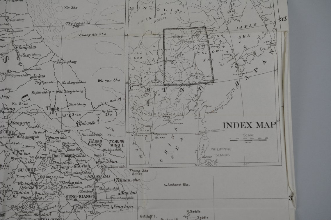 National Geographic Map of Northeastern China 1900