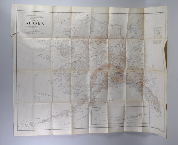 National Geographic Map of Alaska 1904