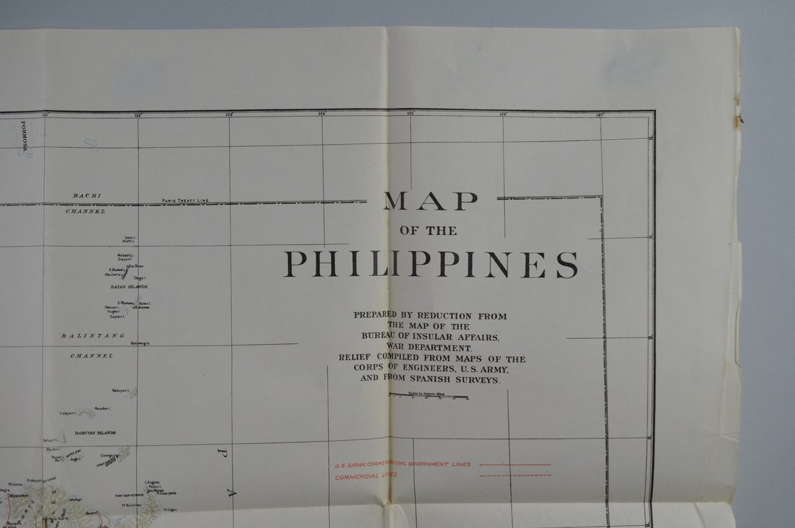 National Geographic Map of Philippines Aug 1905