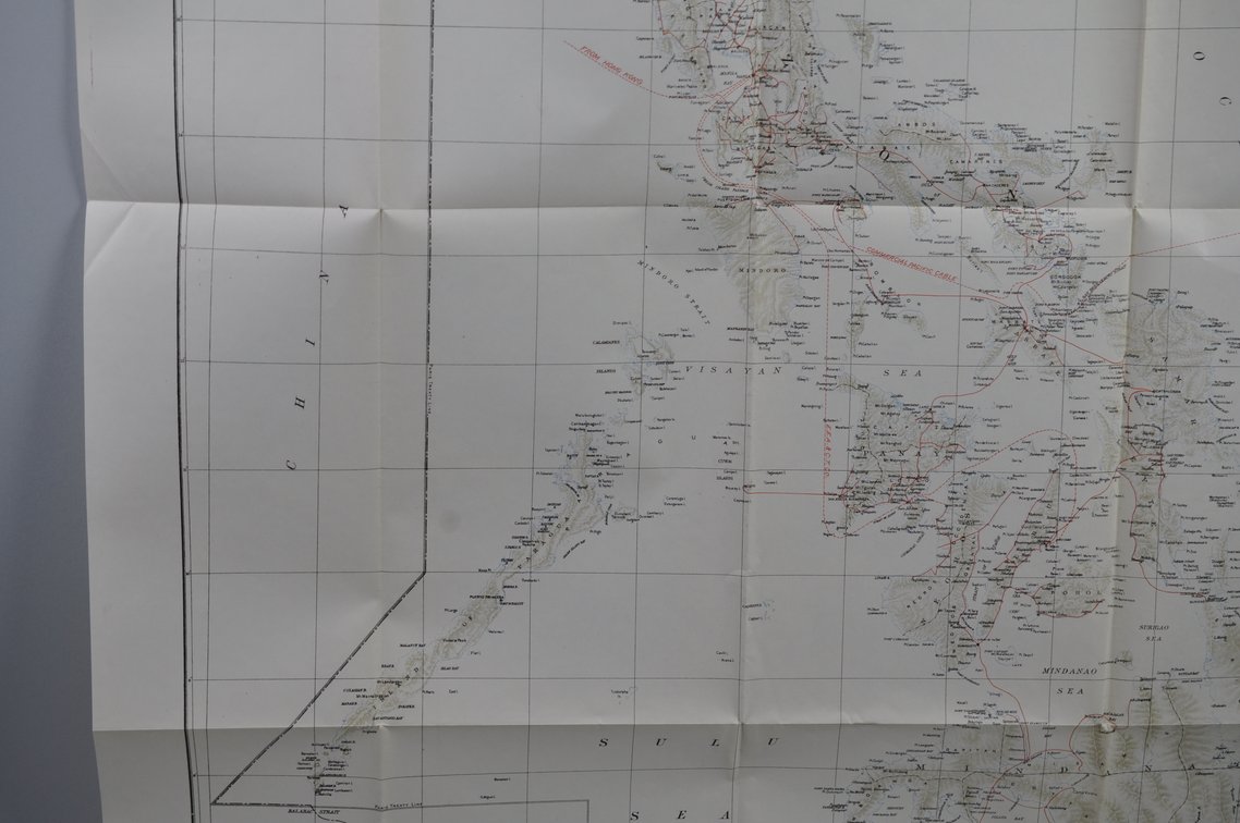 National Geographic Map of Philippines Aug 1905
