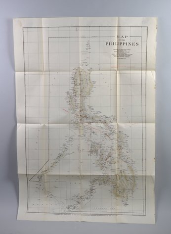 National Geographic Map of Philippines Aug 1905
