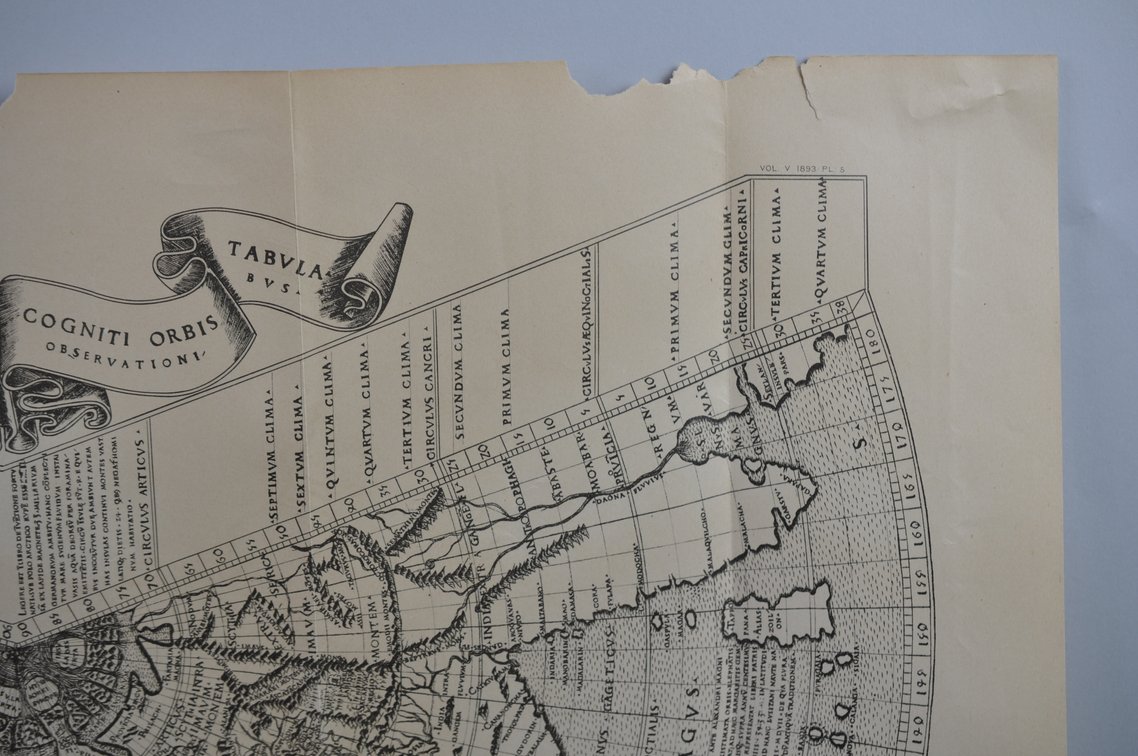 3 National Geographics Maps Dated 1893