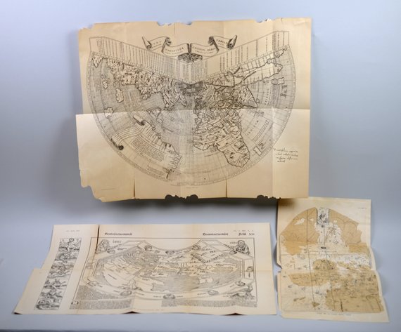 3 National Geographics Maps Dated 1893