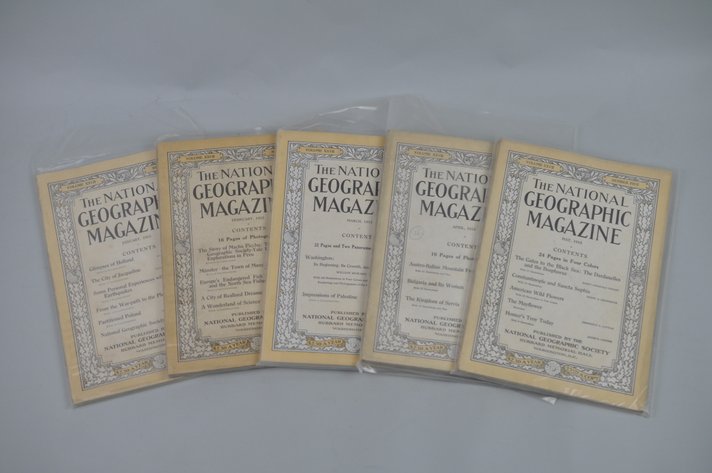 1915 January-May National Geographic Magazines