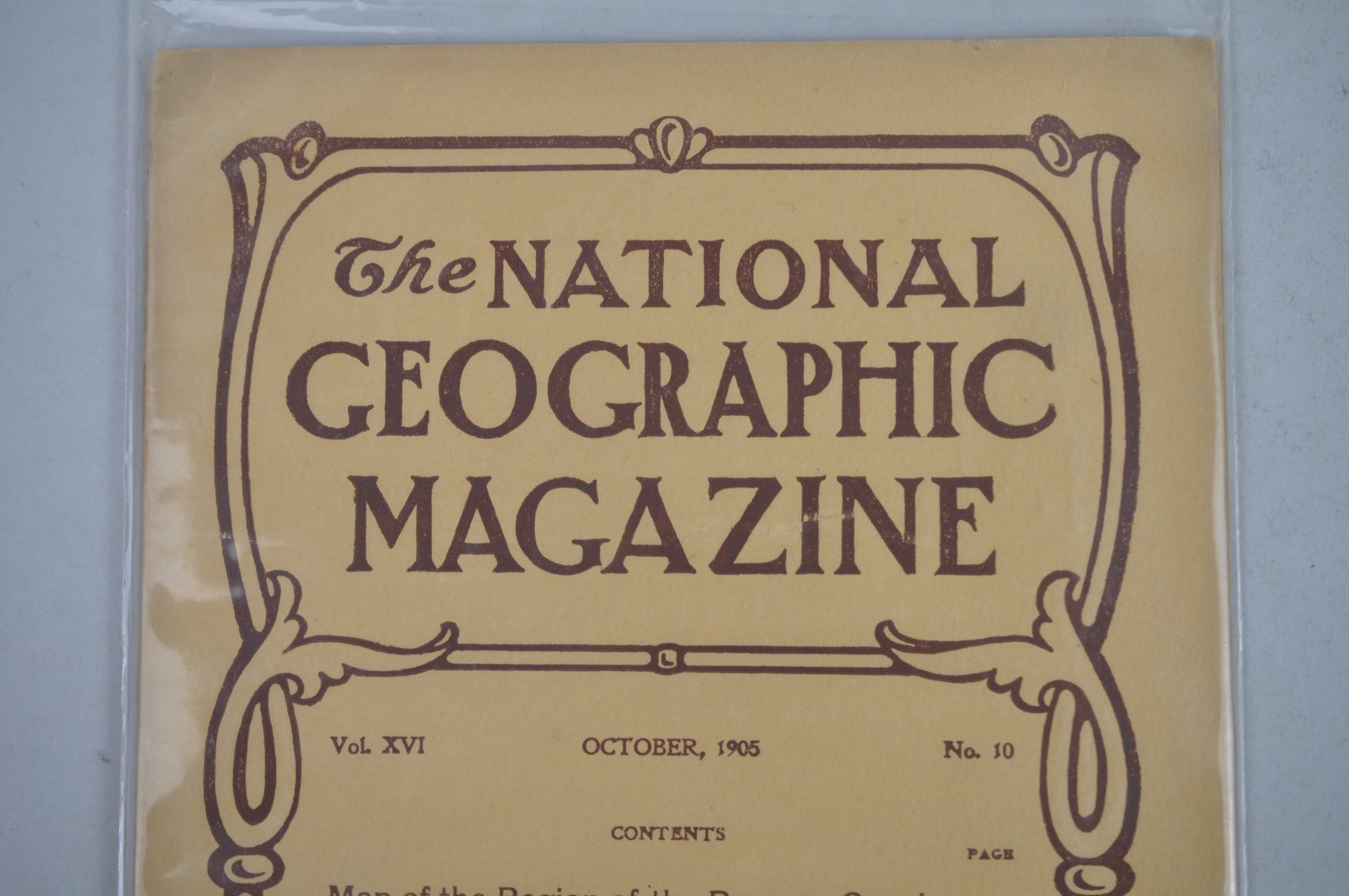 1905 August & October of National Geographics