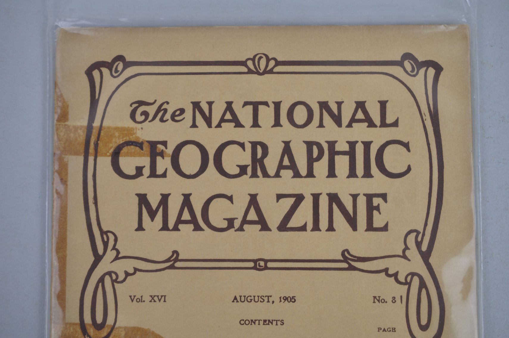 1905 August & October of National Geographics