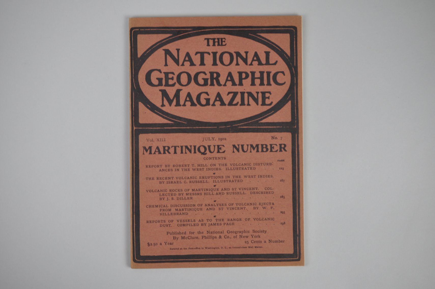 Vol. XIII No.7 – July 1902 National Geographic