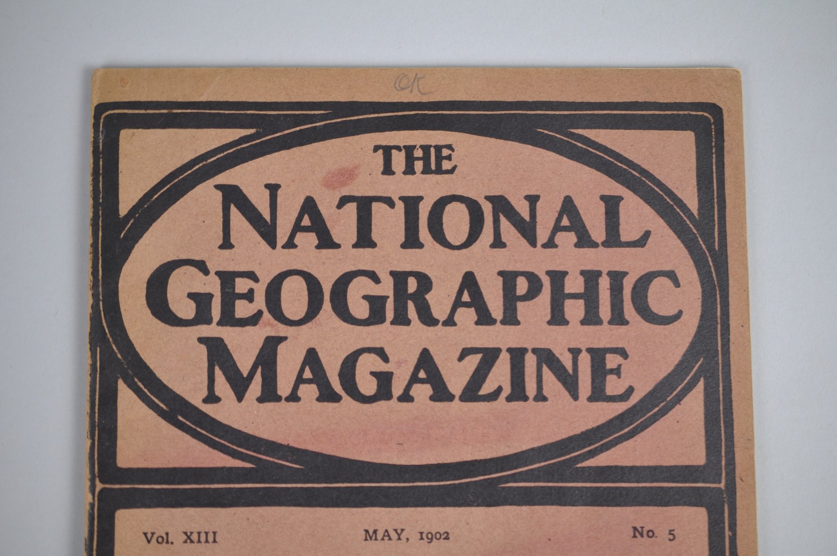 Vol. XIII No.5 – May 1902 National Geographic