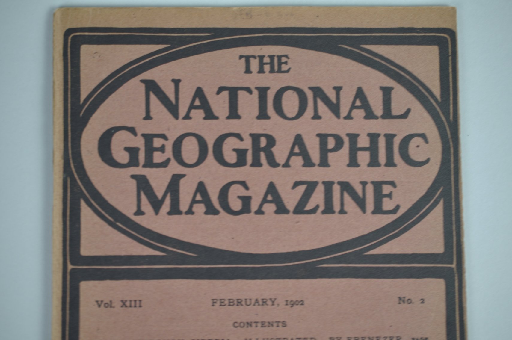 Vol. XIII No.2 – February 1902 National Geographic