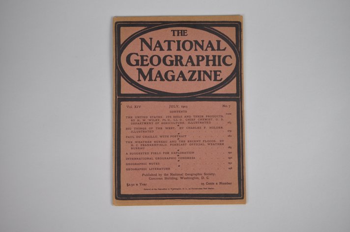 Vol. XIV No.7 – July 1903 National Geographic