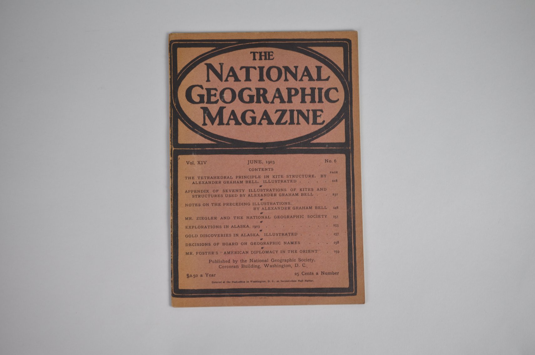Vol. XIV No.6 – June 1903 National Geographic