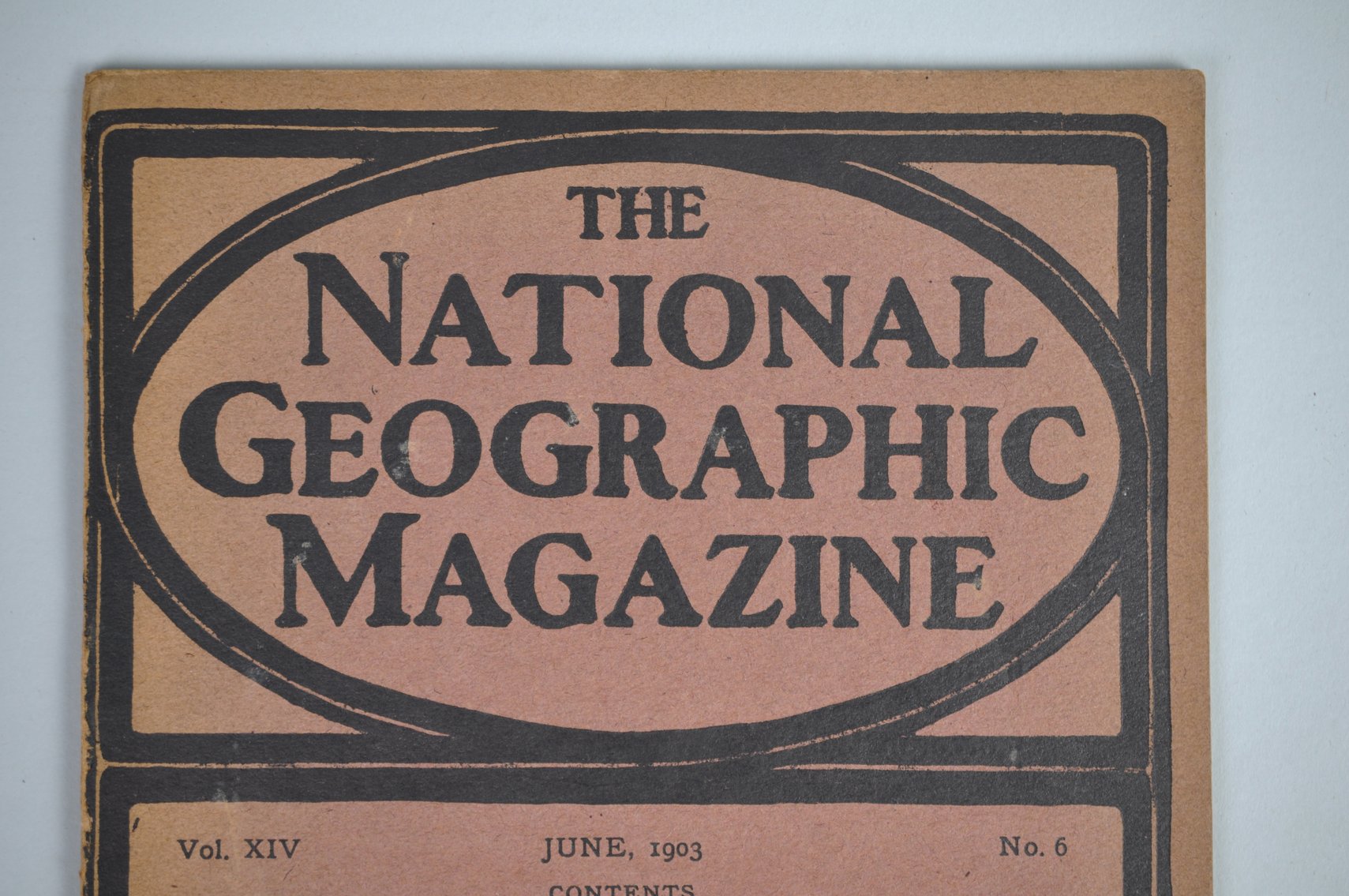 Vol. XIV No.6 – June 1903 National Geographic