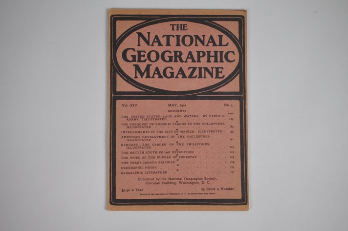 Vol. XIV No.5 – May 1903 National Geographic