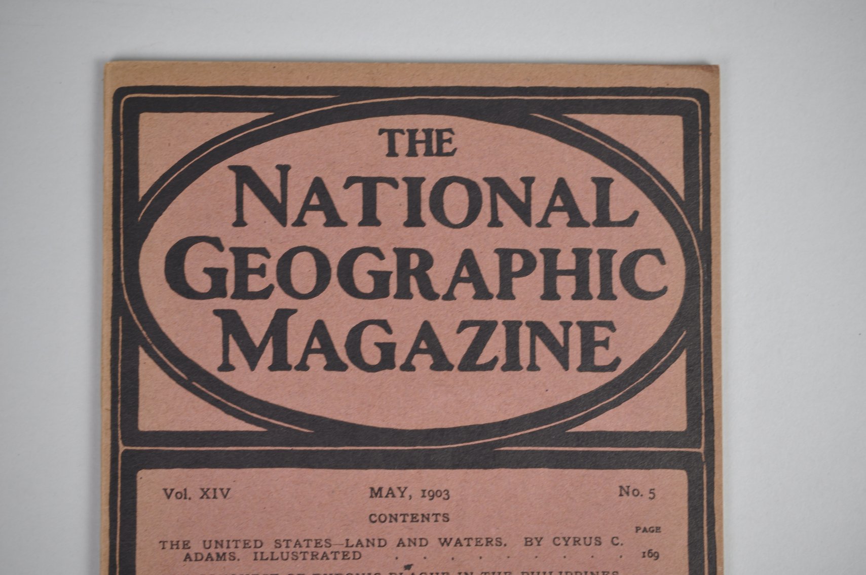 Vol. XIV No.5 – May 1903 National Geographic