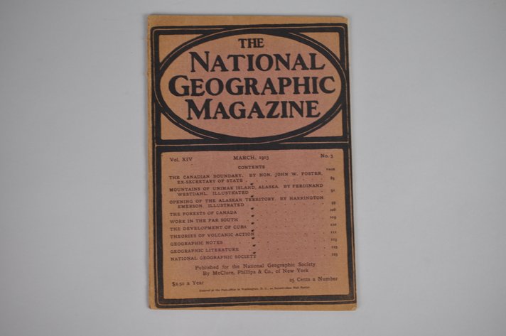Vol. XIV No.3 – March 1903 National Geographic
