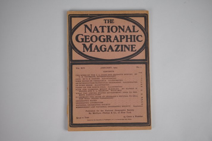 Vol. XIV No.1 – January 1903 National Geographic