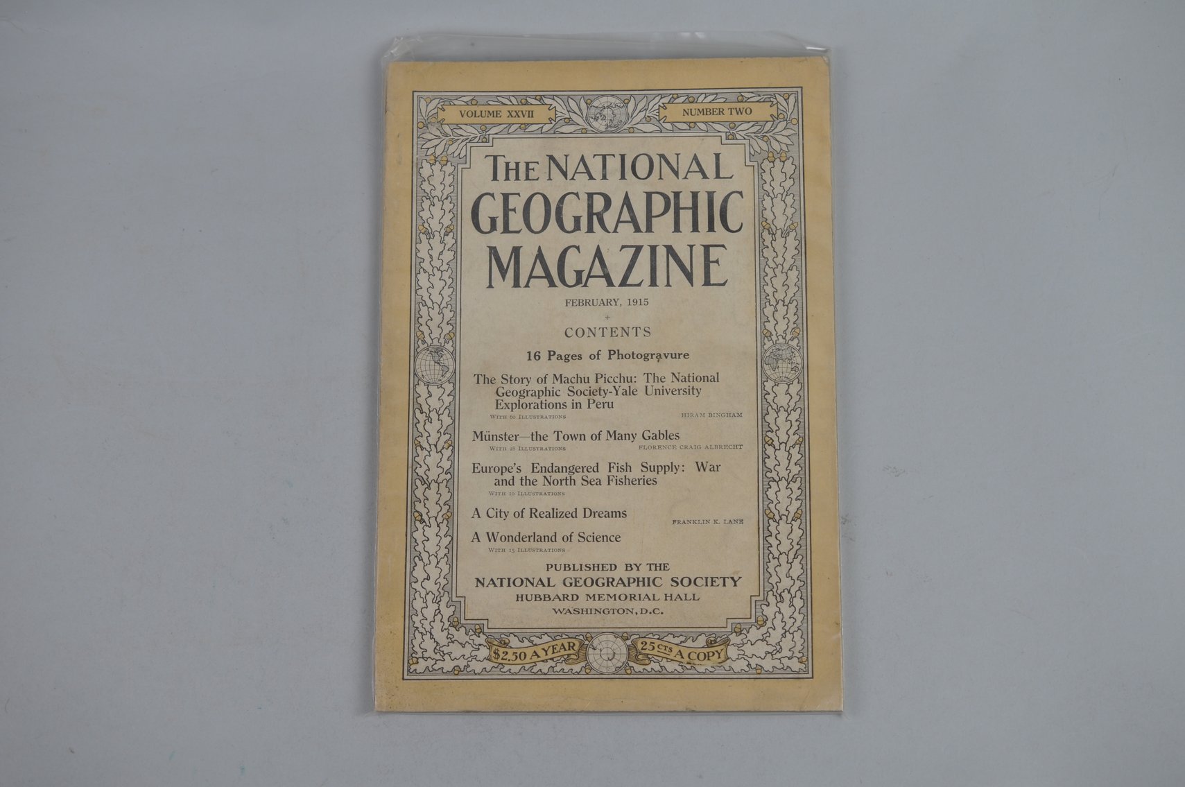 1915 January-May National Geographic Magazines