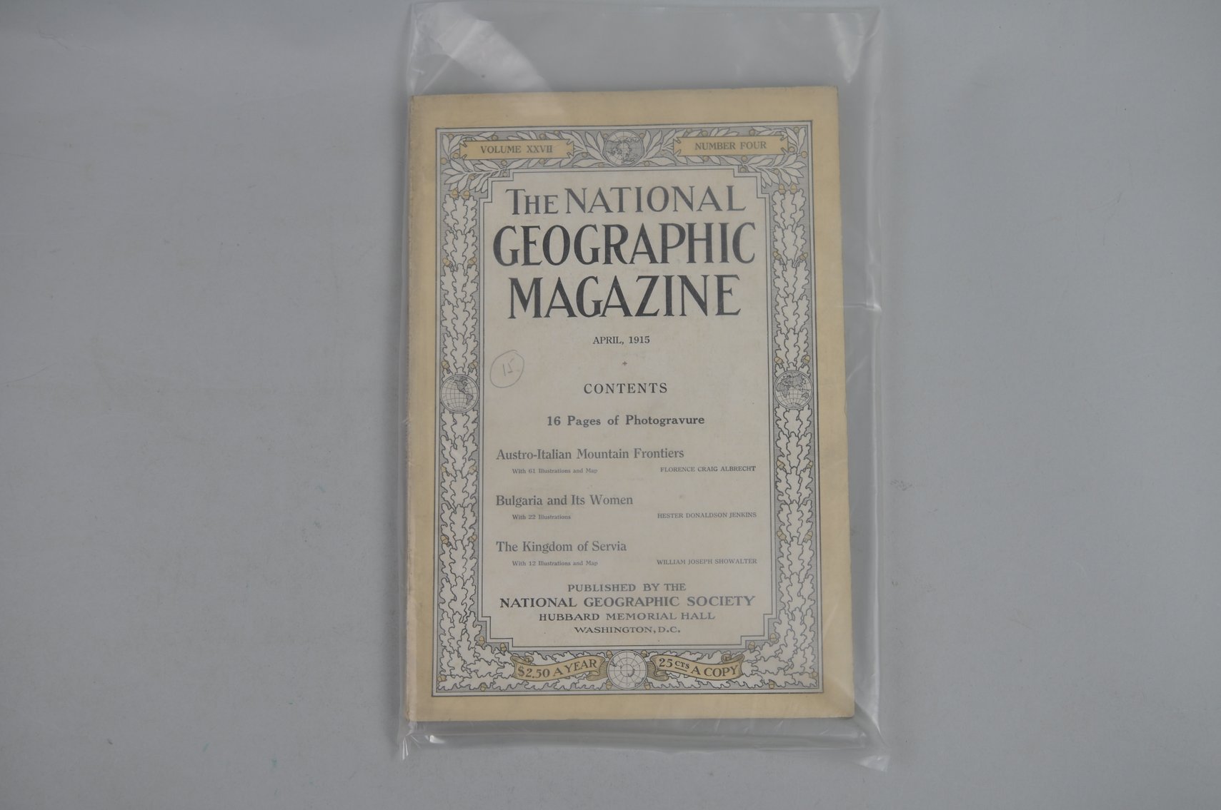 1915 January-May National Geographic Magazines