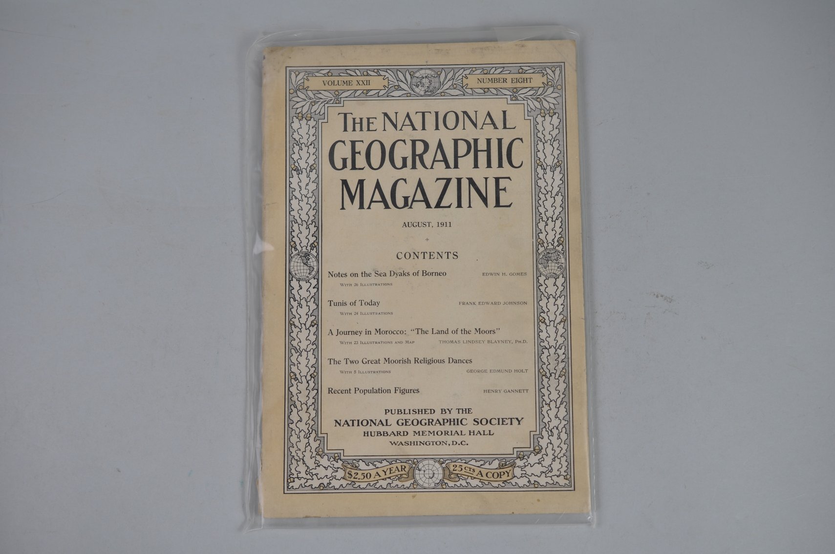 1911 June- September National Geographic Magazines
