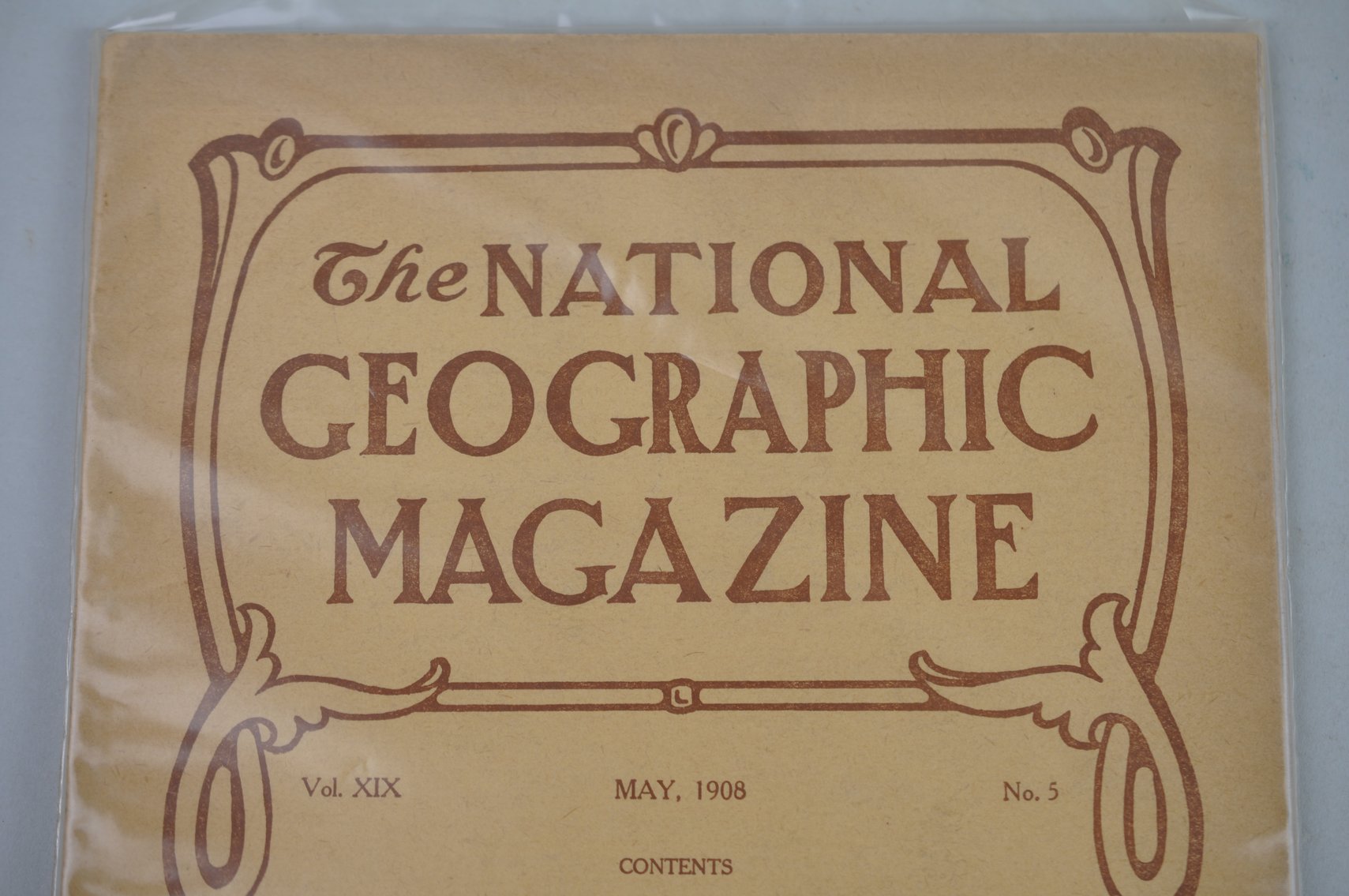 1908 April & May Issues of National Geographic