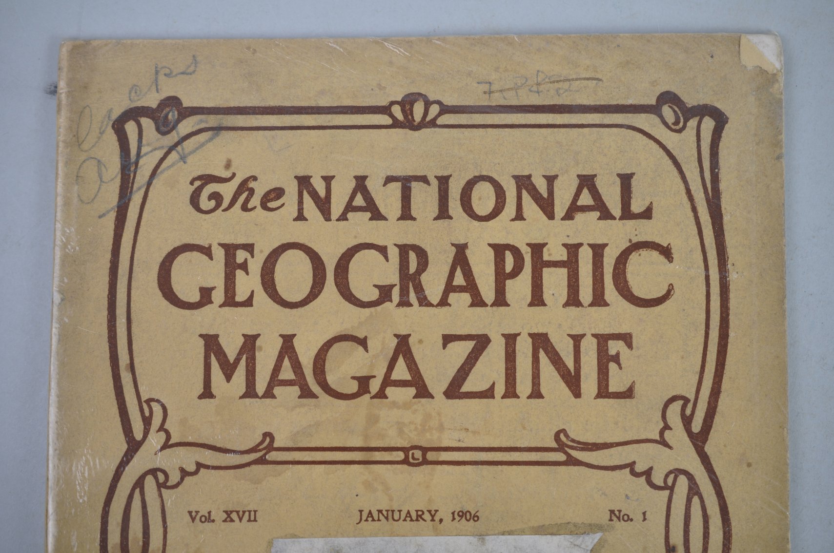 1906 January & May National Geographic Magazines